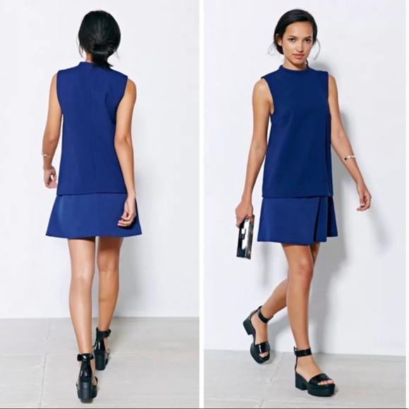 NWT Finders Keepers Orange Structured Mini Dress - Picture 3 of 10